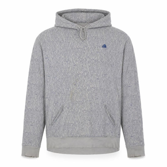Mens UK L Regular Nike Grey Pullover Hoodie