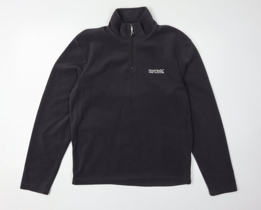 Regatta Men's Black S Pull Over Fleece Sweatshirt