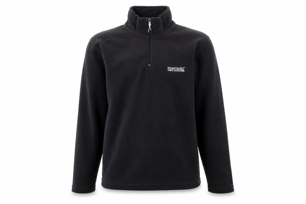 Mens UK S Regular Regatta Black Pullover Sweatshirt