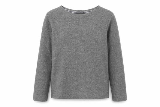 Womens UK 8 Regular Seasalt Cornwall Grey Pullover Sweatshirt