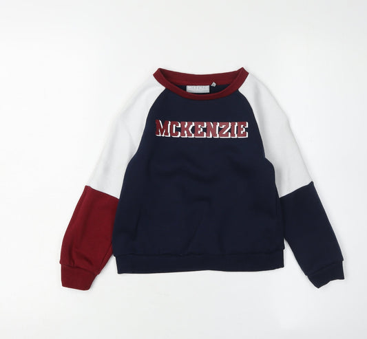 McKenzie Boys Multicoloured Pullover Sweatshirt 6-7 Years