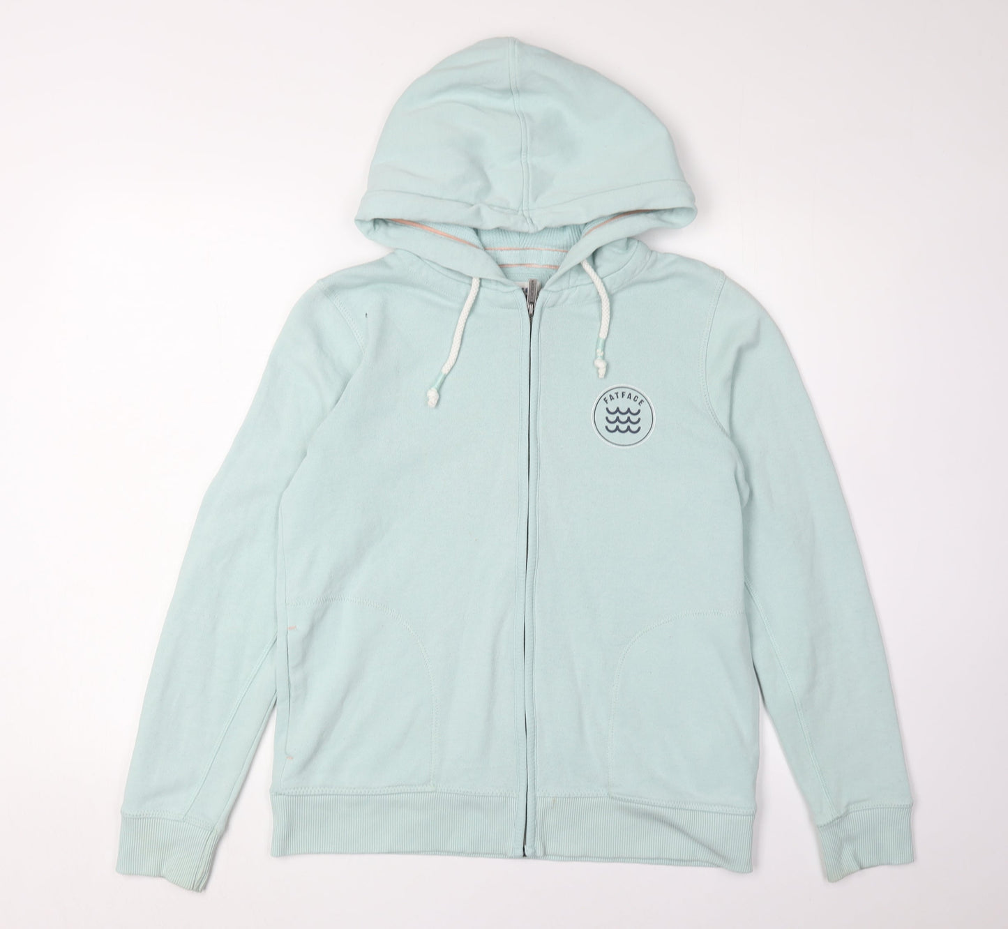 FatFace Women's Blue Full Zip Hoodie S - Casual Comfort