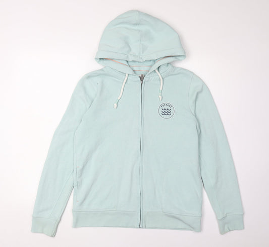 FatFace Women's Blue Full Zip Hoodie S - Casual Comfort