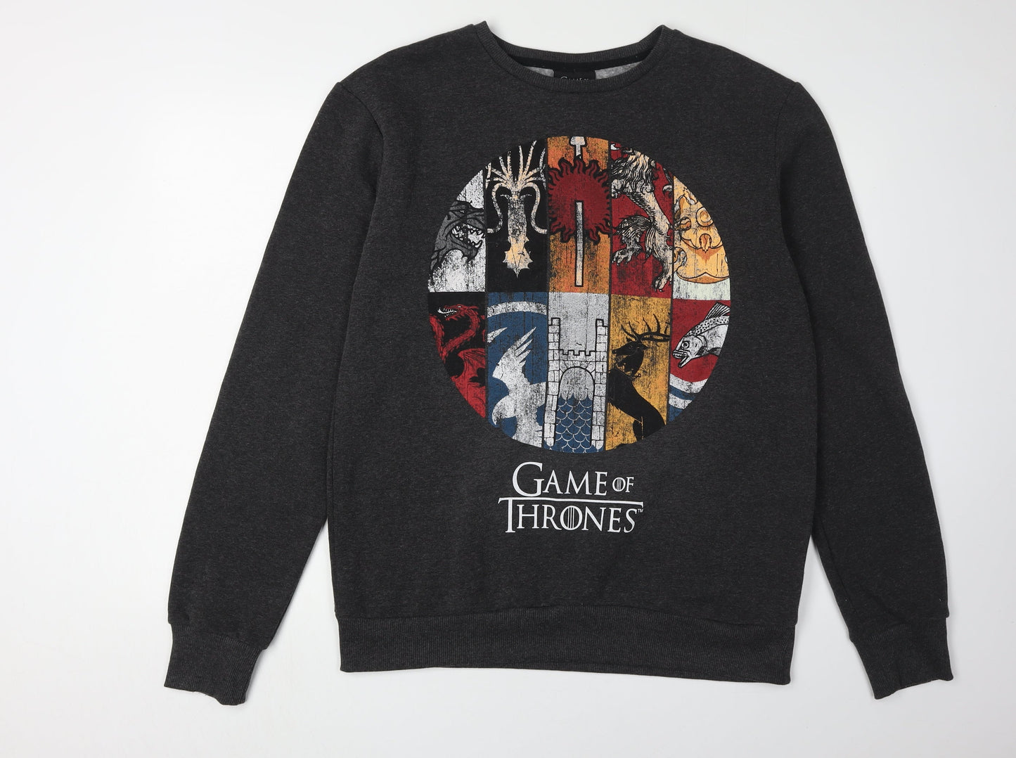 Game of Thrones Unisex Graphic Sweatshirt L Black