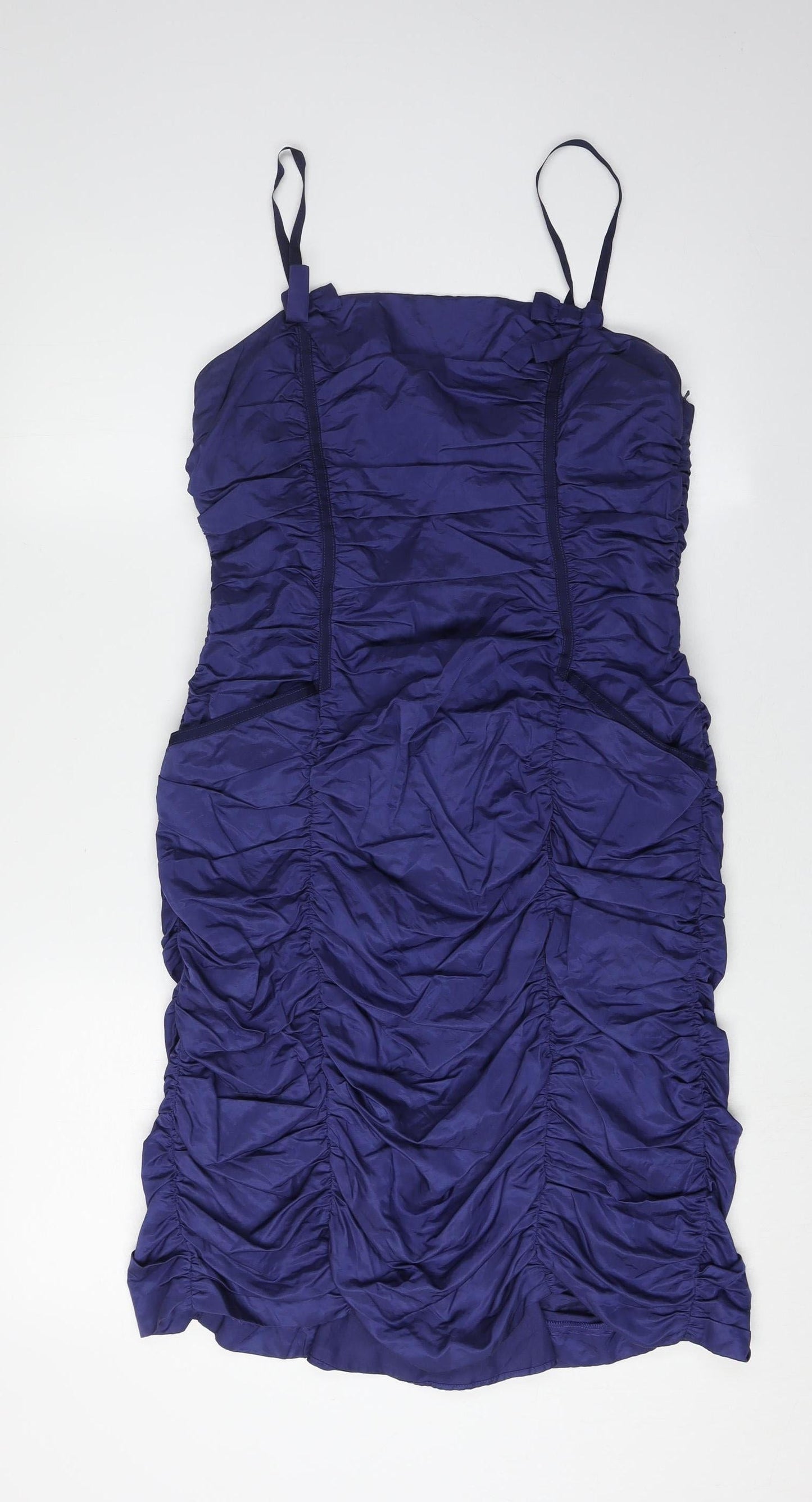 Whistles Women's Blue Bodycon Dress Size 12