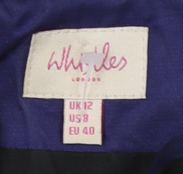 Whistles Women's Blue Bodycon Dress Size 12