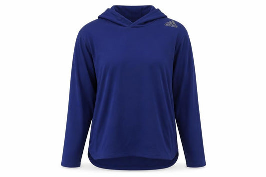Unisex Adults UK M Regular adidas Blue Pullover Hoodie