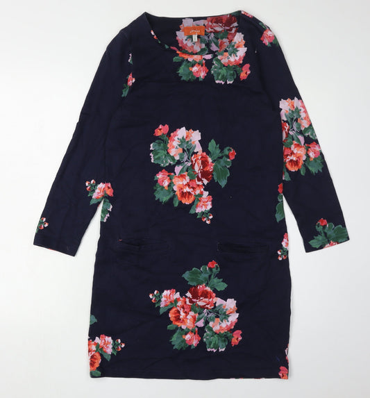 Joules Women's Multicoloured Floral Dress UK 12
