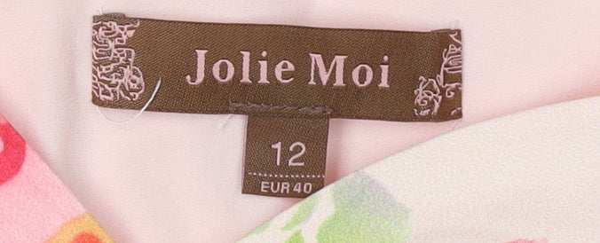 Jolie Moi Women's Floral Multicoloured Sheath Dress