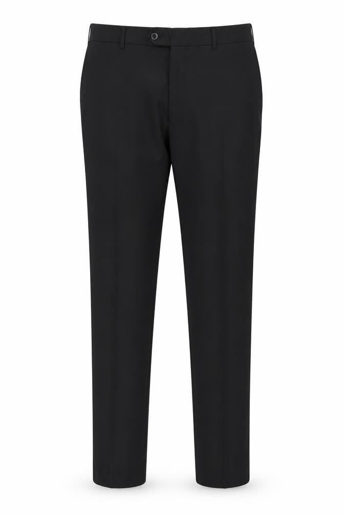 Front view of Massimo Dutti Men's Black Dress Pants, size 40