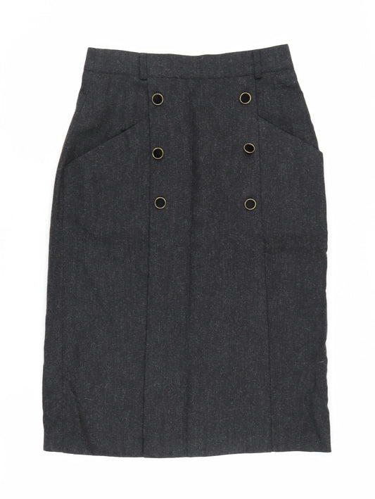 Gerry Weber Women's Black Pencil Skirt, Size 8, Business