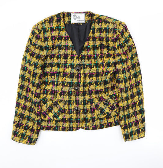 Style Incorporated Women's Multicoloured Blazer Size 14