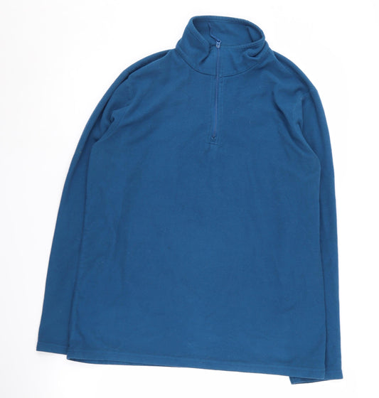 Mountain Warehouse Men's Blue Fleece Sweatshirt M