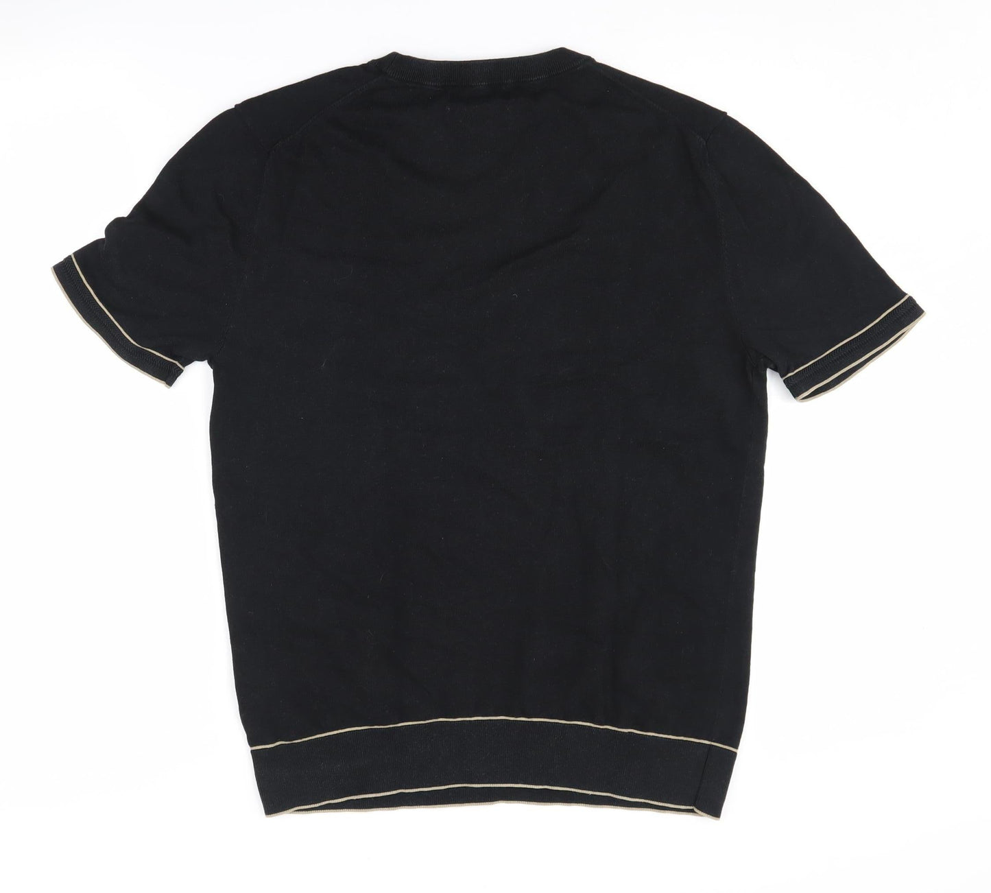 Marks and Spencer Black Cotton Silk Pullover Jumper - M