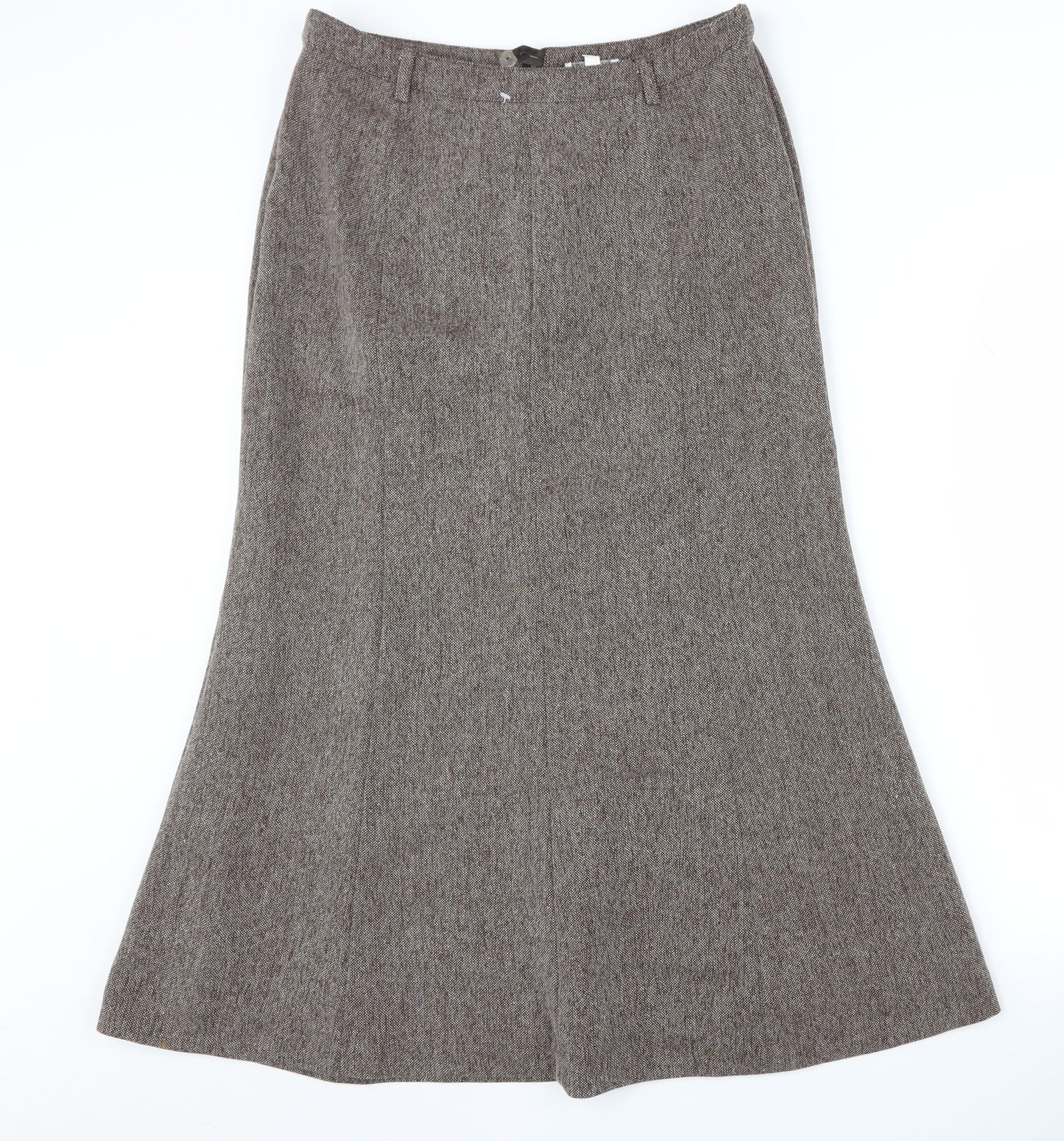 Heine Women's Brown Skirt - Size 11, Business Casual