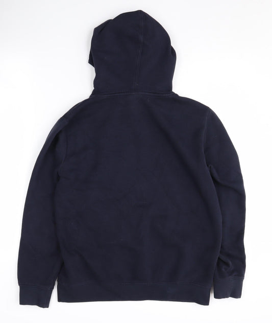 Champion Boys Blue Hoodie, 14 Years, Pullover, Logo Accents