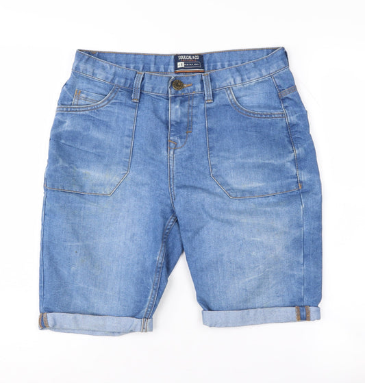SoulCal Women's Blue Denim Shorts Size 8