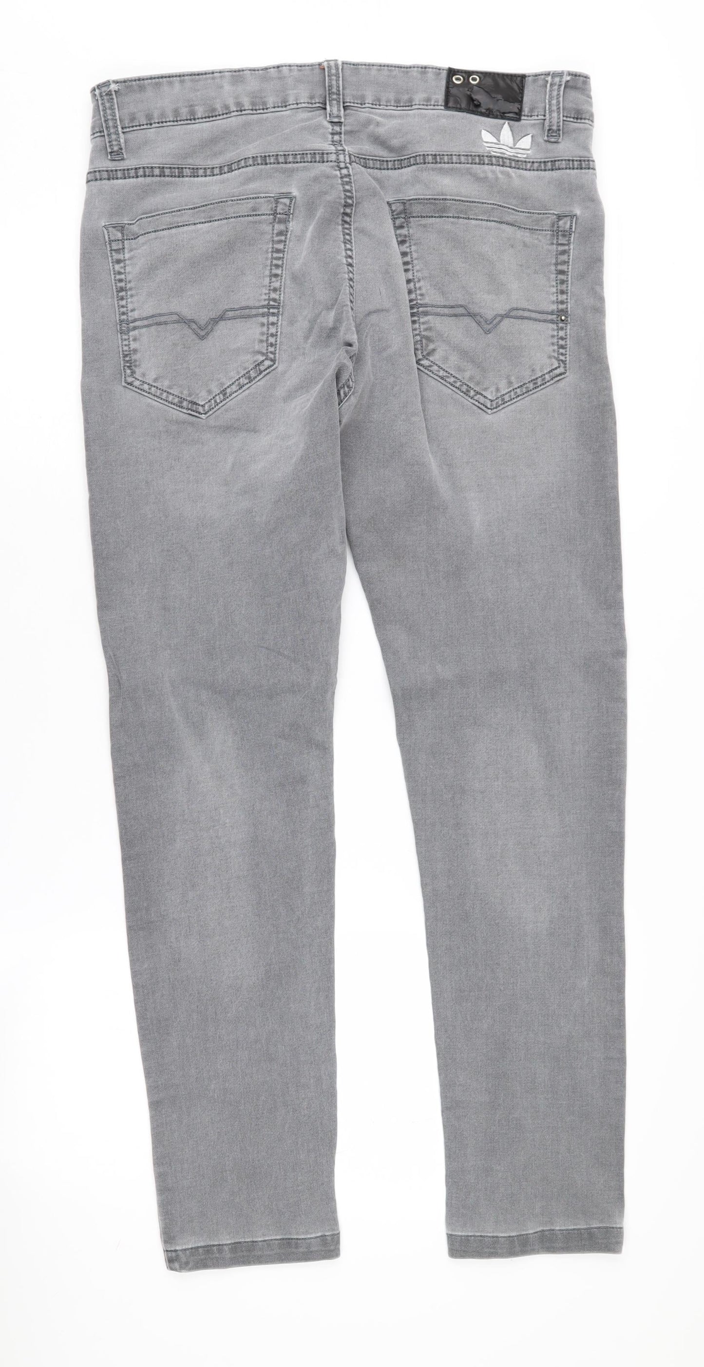 Diesel Men's Grey Denim Jeans Size 34