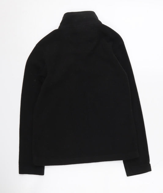 Regatta Boys Black Fleece 1/4 Zip Sweatshirt 9-10 Years