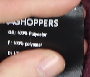 Craghoppers Women's Purple Fleece Jacket Size 8