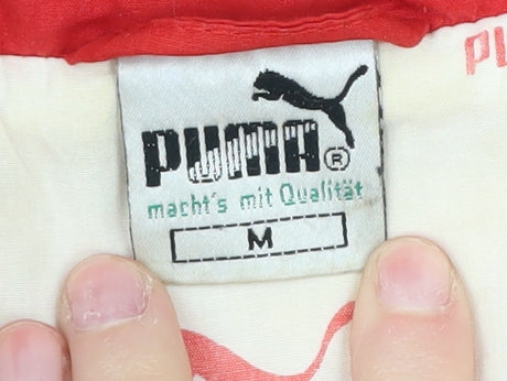 Puma Men's Red Mid-Length Basic Jacket M