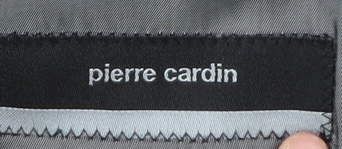 Pierre Cardin Men's Blue Wool Blazer 42S Stripe Jacket