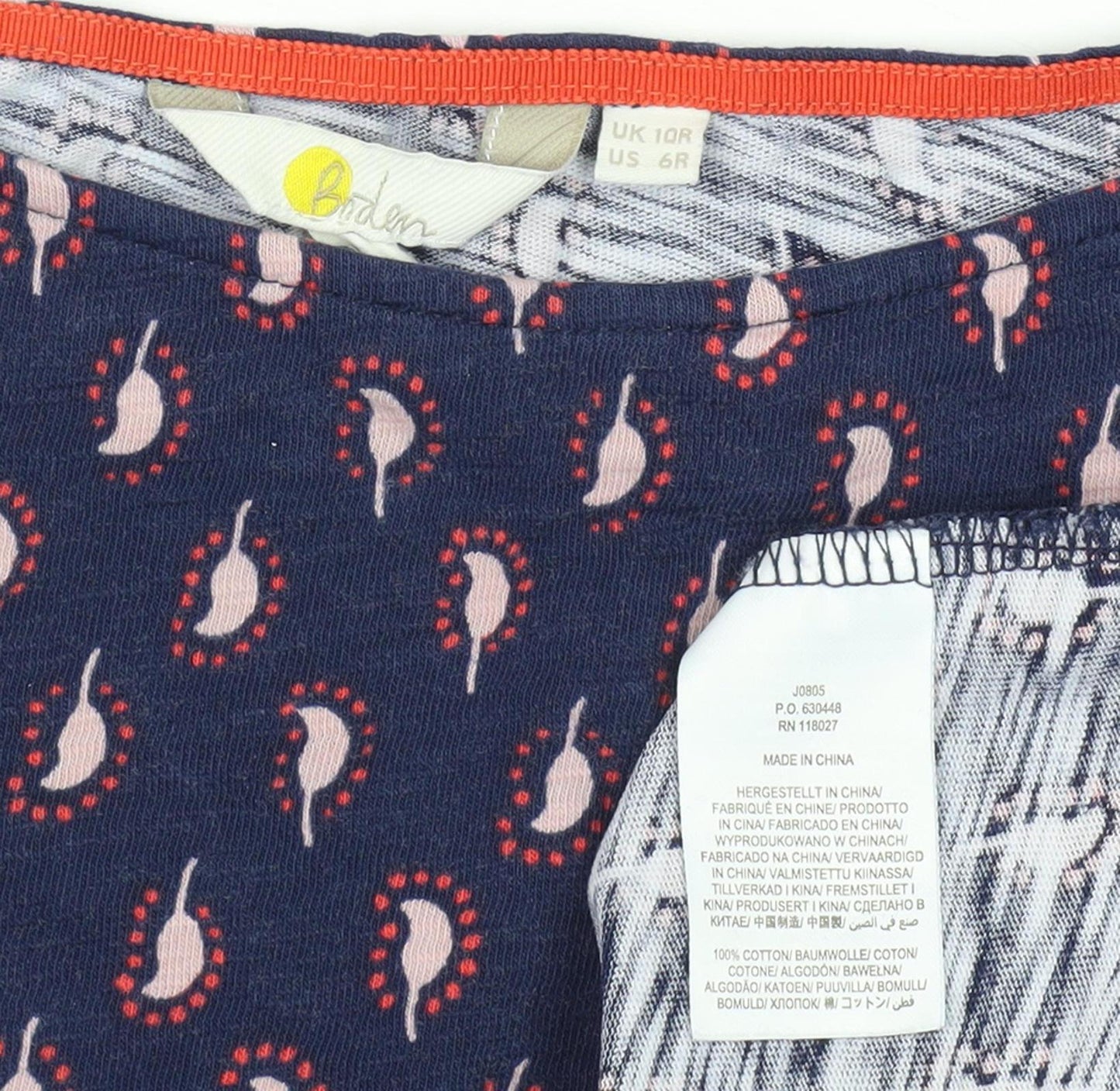 Boden Women’s Multicoloured Paisley Dress