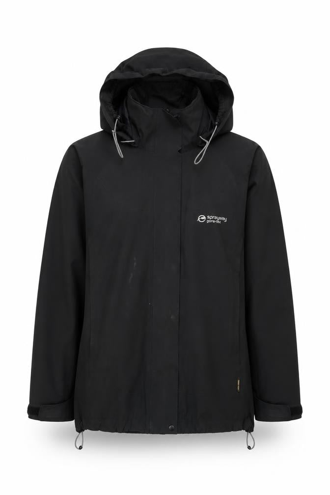 Womens UK Size 12 Regular Sprayway Black Polyester Jacket
