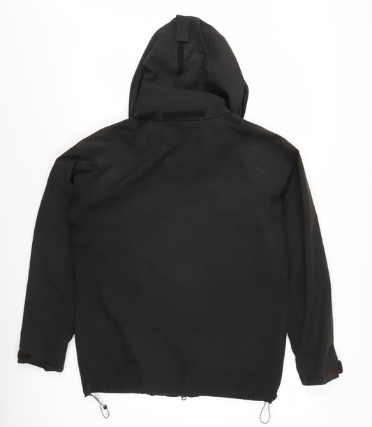 Sprayway Women's Black Waterproof Hooded Rain Jacket Size 12