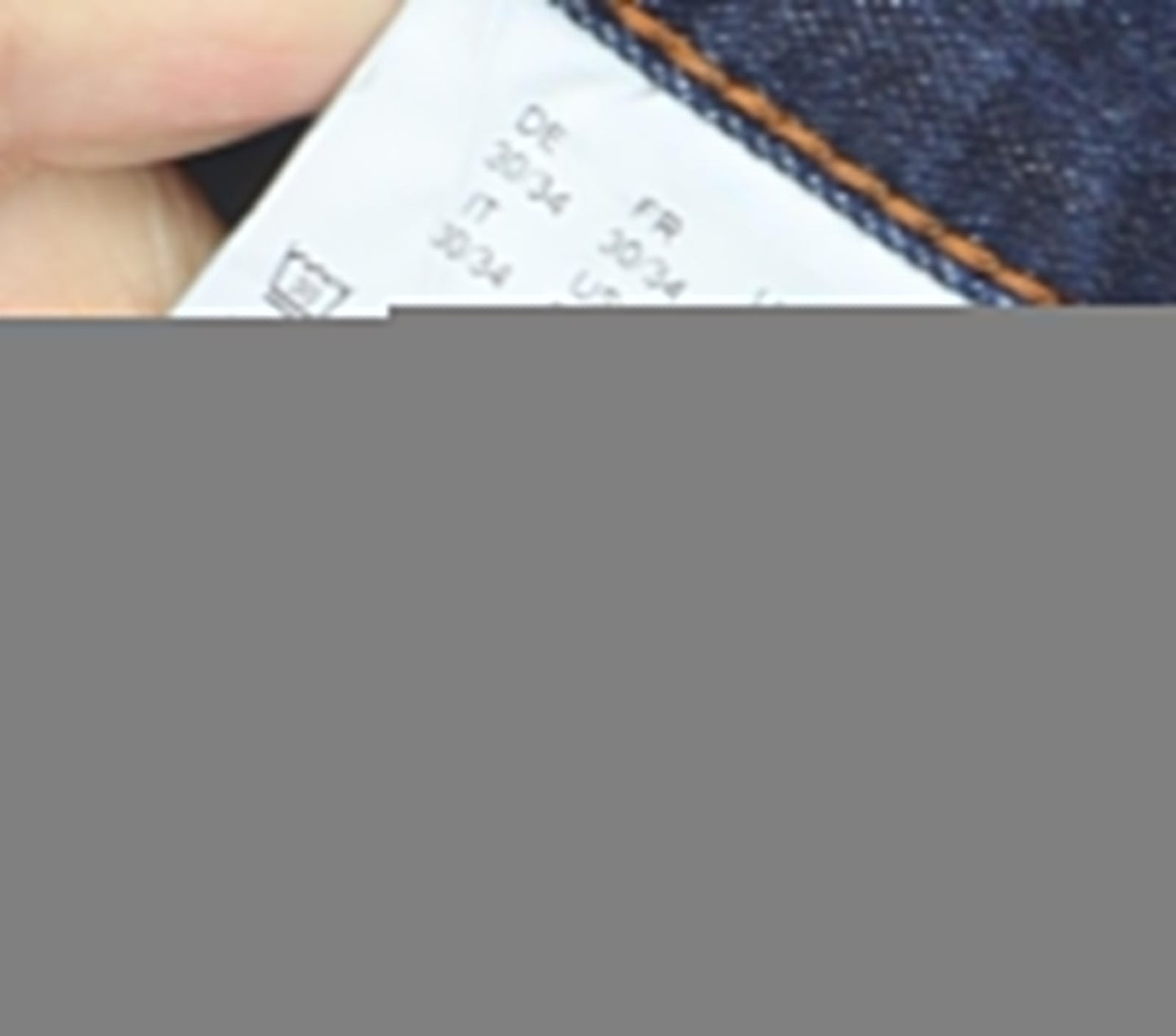 Hugo Boss Men's Straight Blue Jeans, Size 30/34