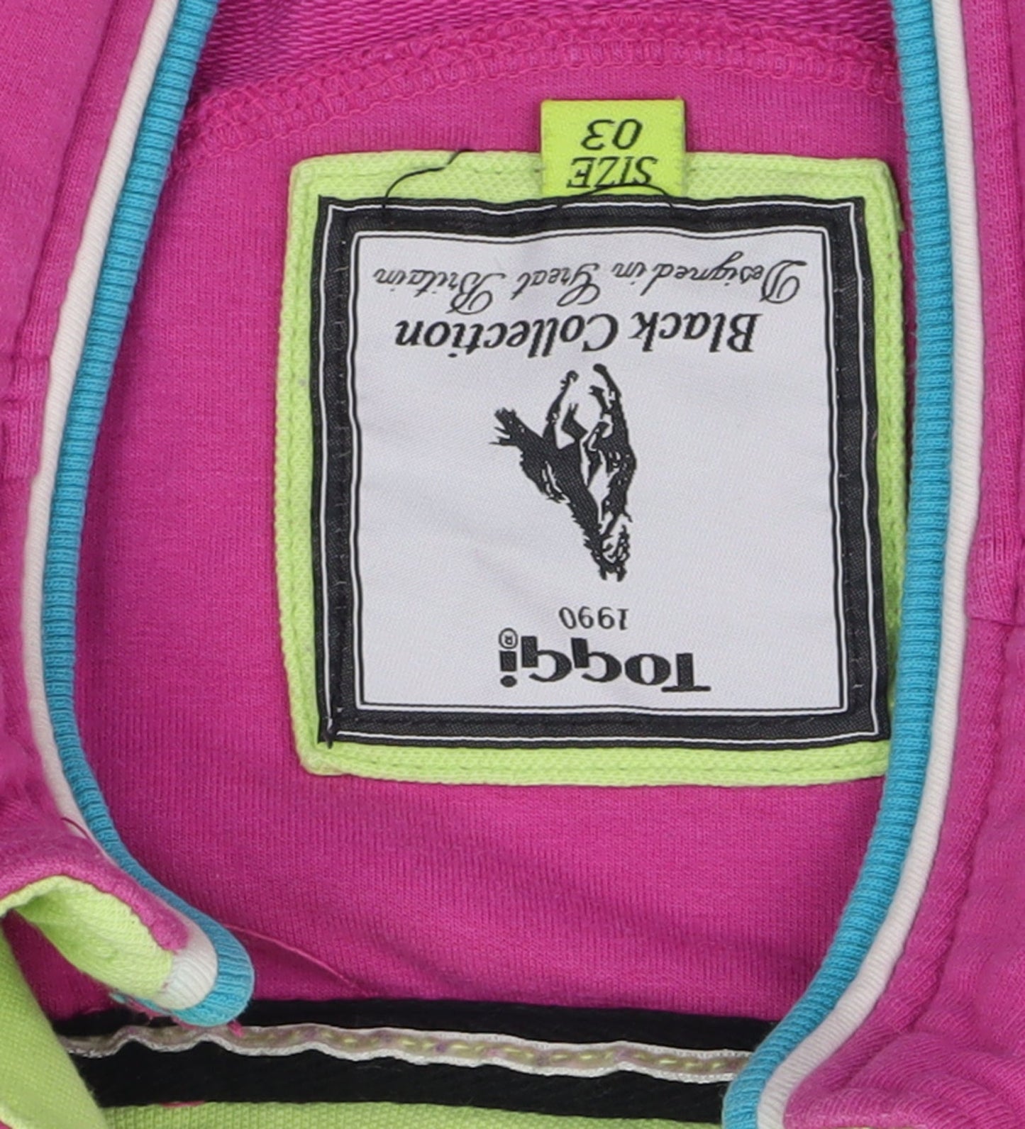 Toggi Women's Pink Henley Sweatshirt Size 8