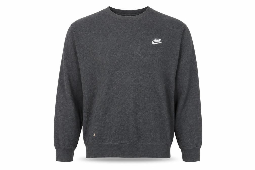 Mens UK M Regular Nike Grey Pullover Sweatshirt