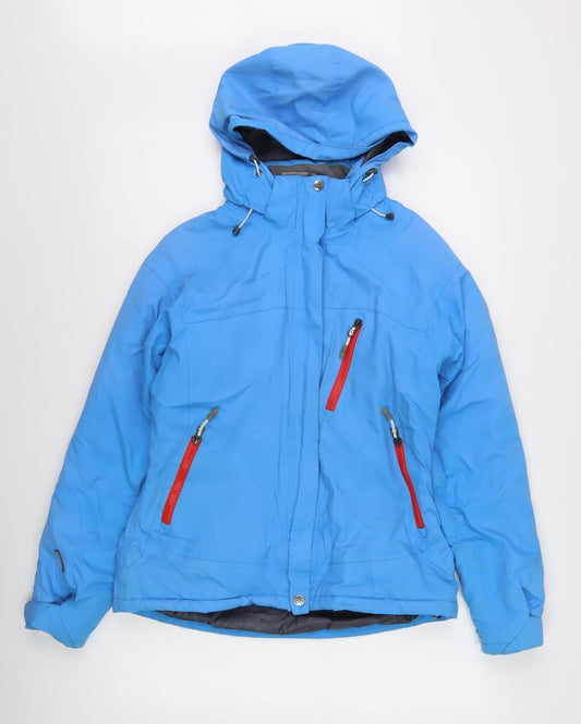 TOG24 Women's Blue Ski Jacket, Size 8, Waterproof