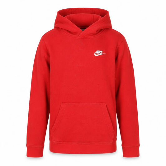 Nike Boys Red Fleece Pullover Hoodie XL