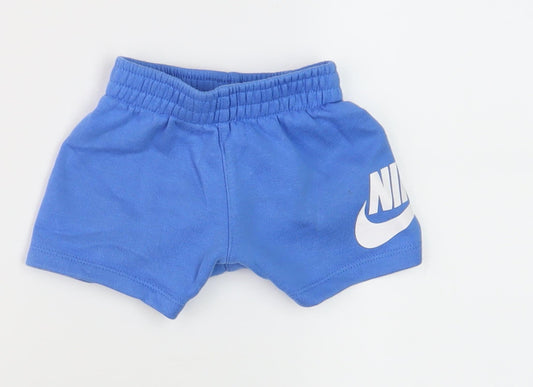 Nike Unisex Baby Blue Shorts 12 Months Sportswear