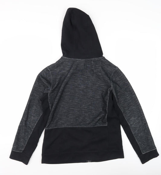 Nike Boys Black Full Zip Hoodie - Size 12-13 Years