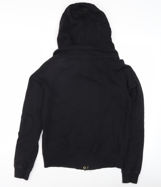 Ted Baker Women's Black Hoodie, Size S, Embellished Accent
