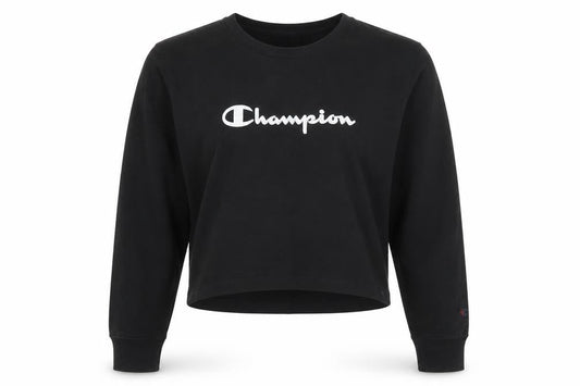 Unisex Adults UK L Regular Champion Black Pullover Sweatshirt