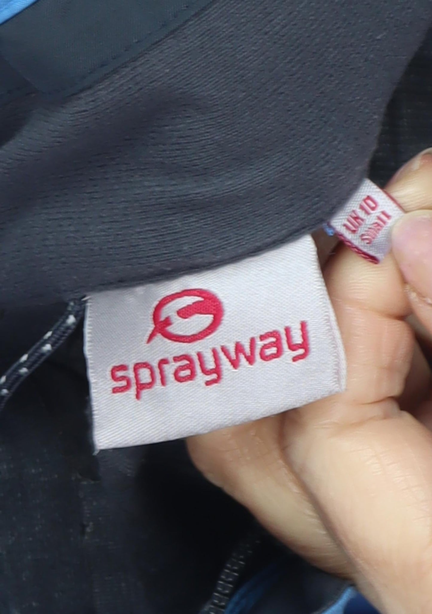 Sprayway Women's Blue Soft Shell Jacket - Size 8, Waterproof