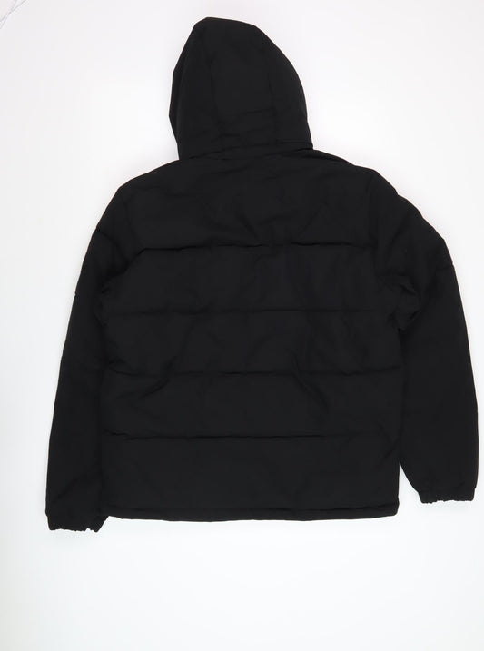 Jack & Jones Black Men's Medium Puffer Jacket