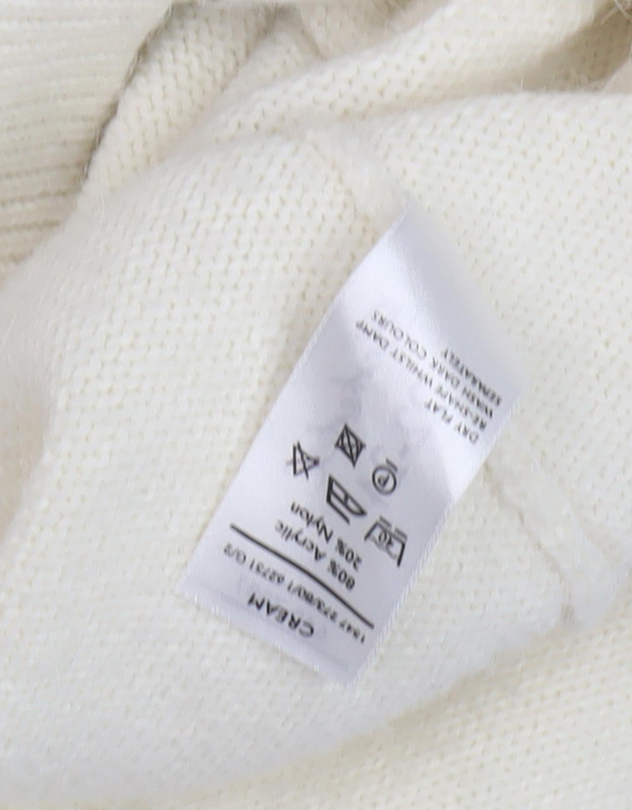 Berketex Women's Ivory Floral Embroidered Pullover Jumper - Size 22-24
