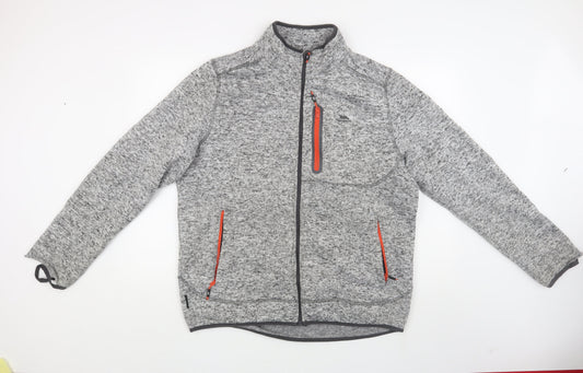 Trespass Men's Grey Flecked XL Jacket, Zipped Pockets