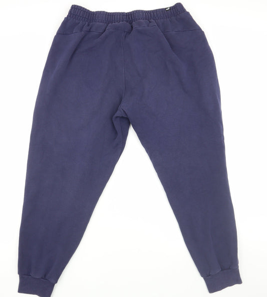 Puma Men's Blue XL Jogger Trousers Fleece