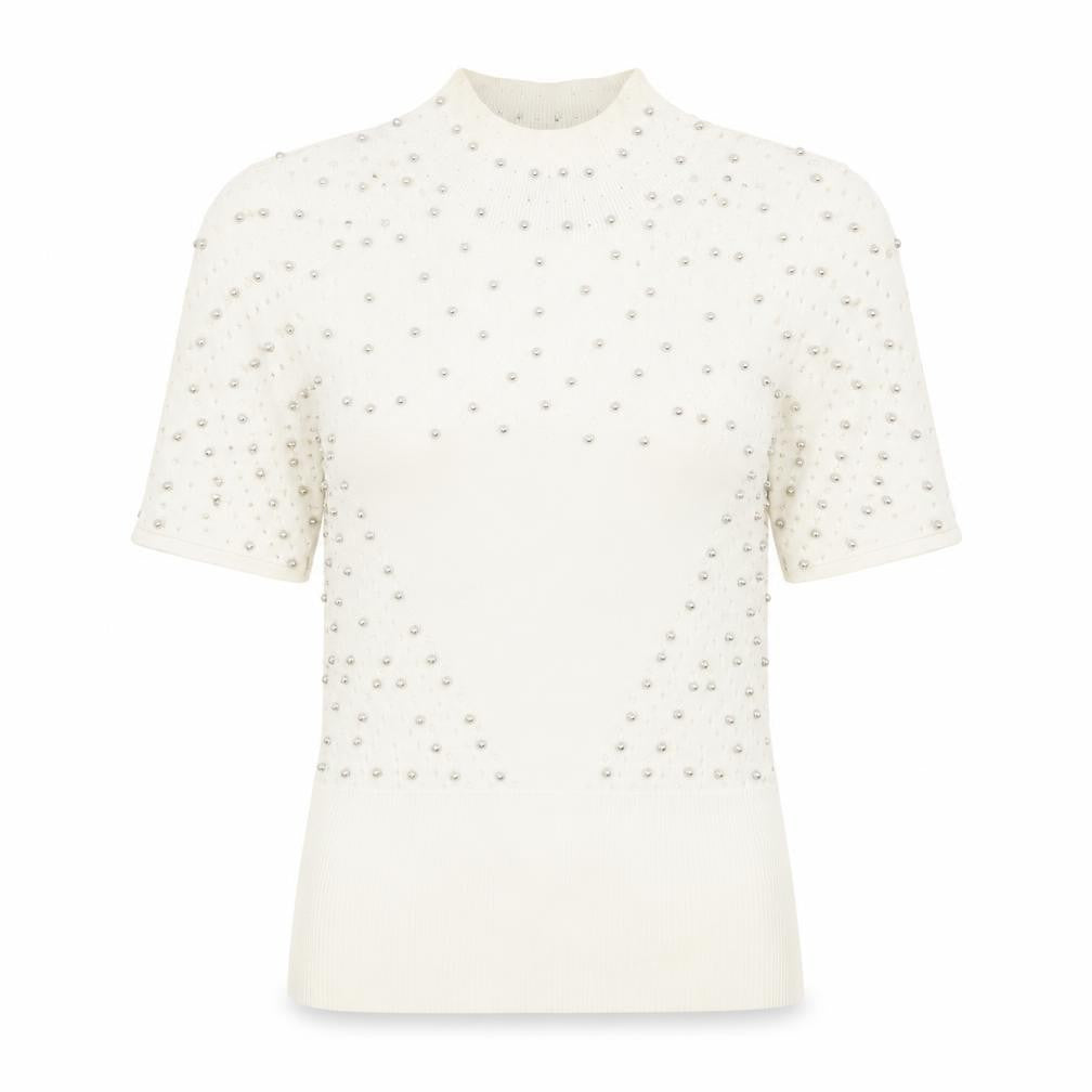 Womens UK XS  Karen Millen Ivory Pullover