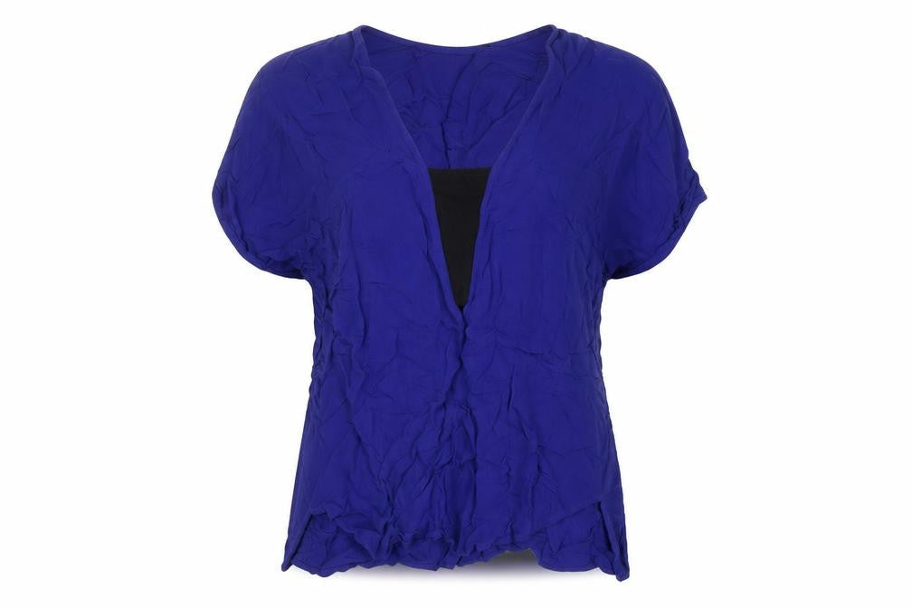 Zara Woman Blue Tunic Top XS for Women