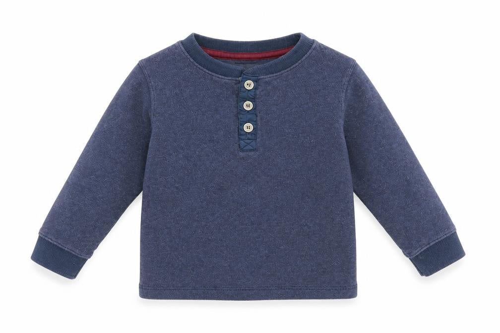 H&M Unisex Baby Blue Long Sleeve T-Shirt 24M