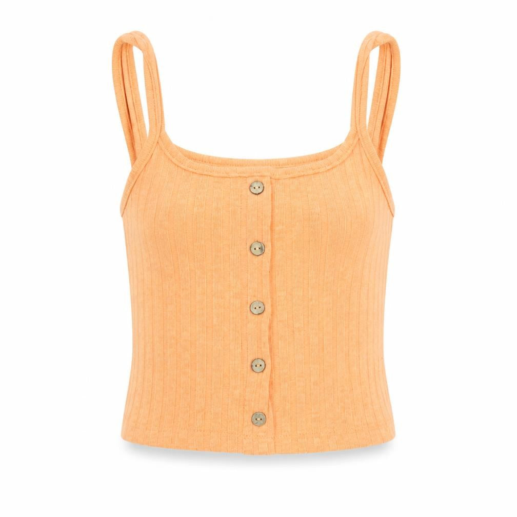 Stradivarius Women’s Orange Tank Top XS