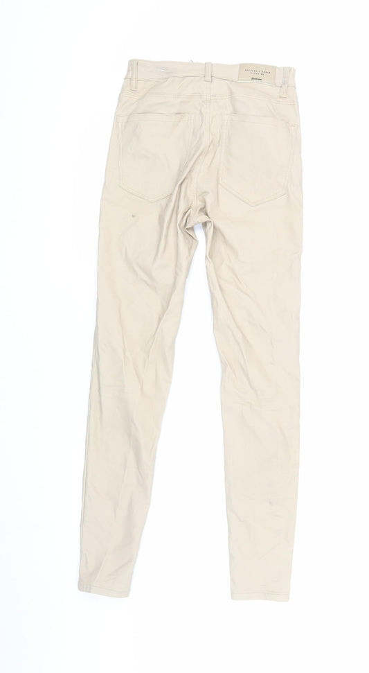 Stradivarius Women's Beige Skinny Jeans, Size 6, New