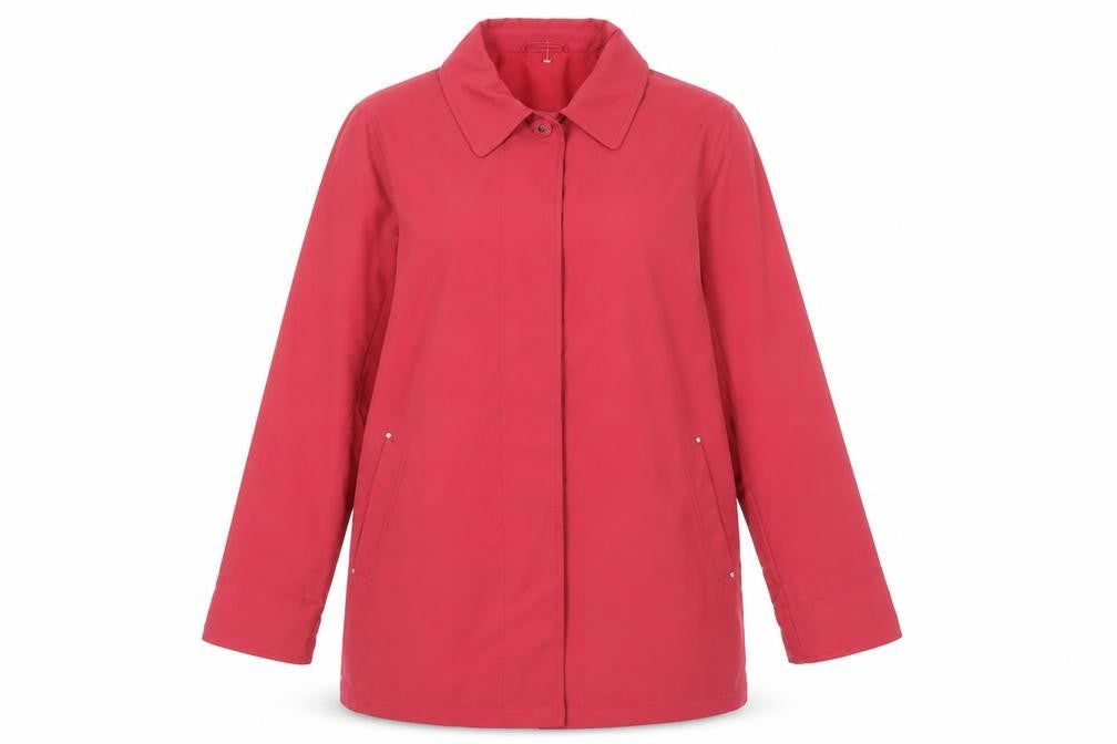 Damart Women's Red Mid-Length Coat Size 14