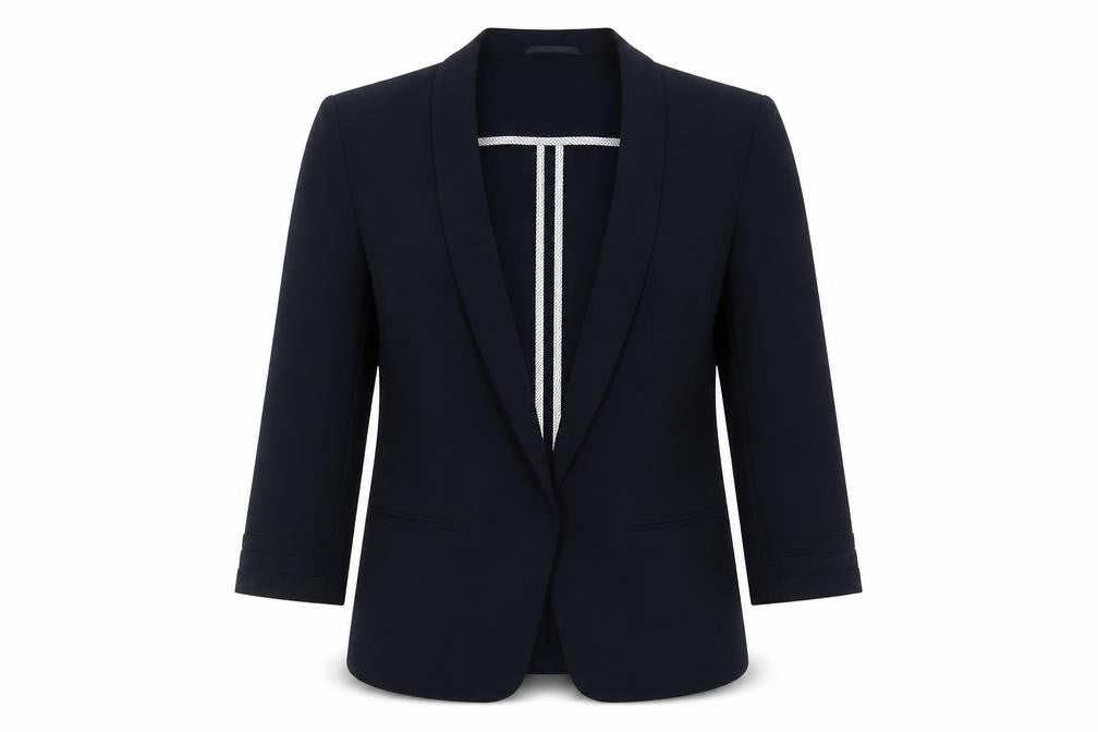 Marks and Spencer Women's Black Shawl Collar Blazer Size 10